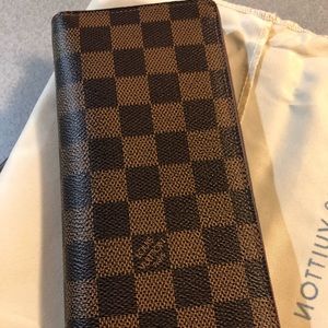 Damier long wallet